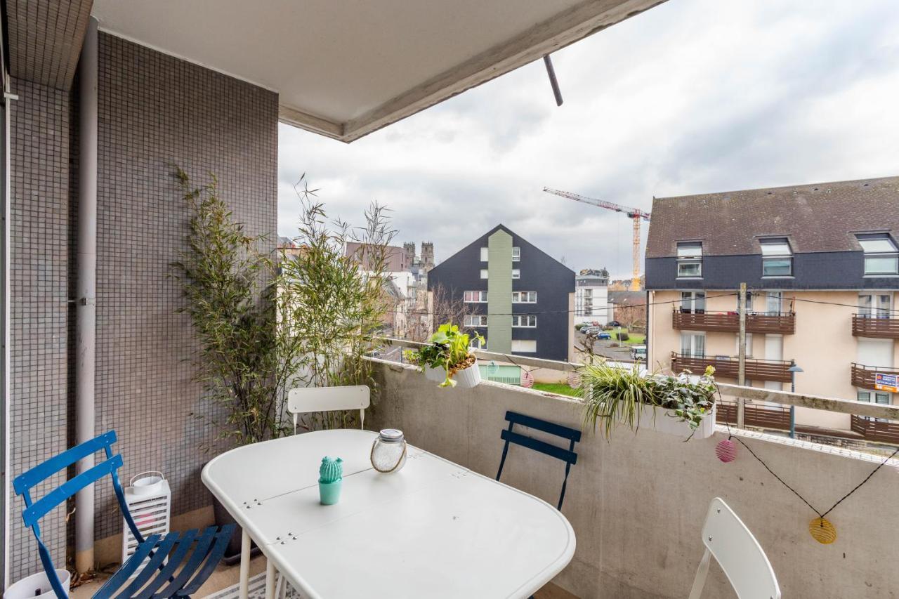 Rosa, Confortable 2 Chambres Avec Parking Dans Le Centre Rennes Buitenkant foto