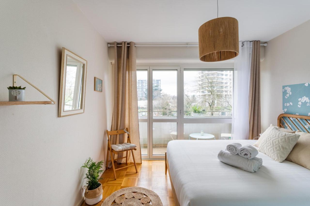 Rosa, Confortable 2 Chambres Avec Parking Dans Le Centre Rennes Buitenkant foto